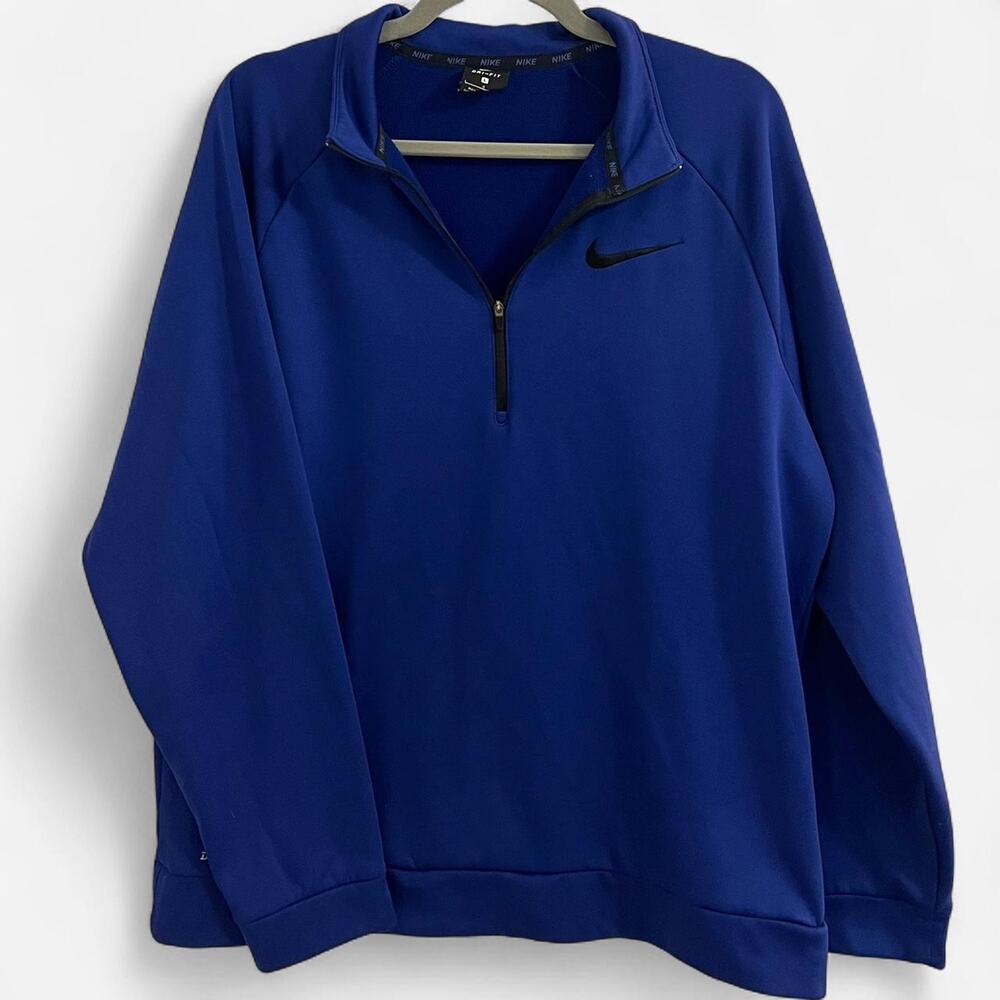 Nike Dri-Fit Cobalt Blue Quarter Zip